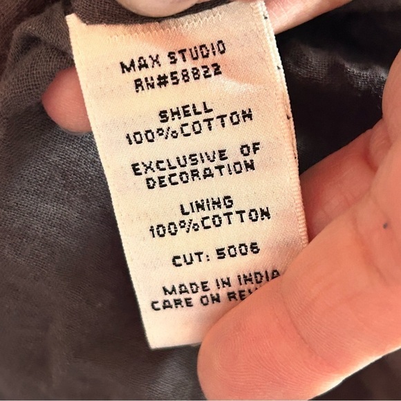 Max Studio Boho Embroidered Sequin Floral Vine Aline Skirt Women Size 4 - Picture 14 of 14